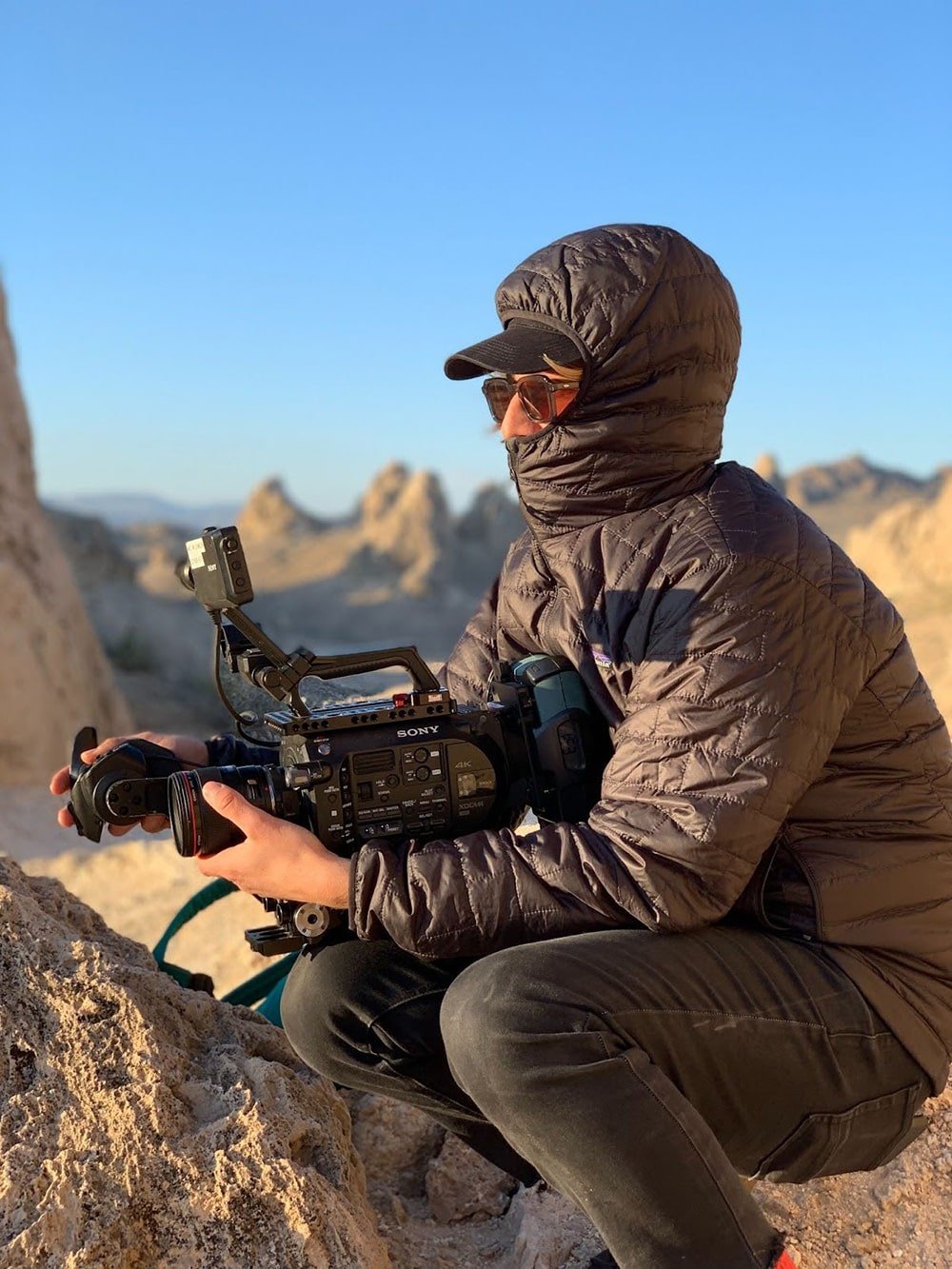 Brandon Villalovos with Camera